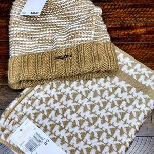 Michael Kors Hat & Scarf Set
